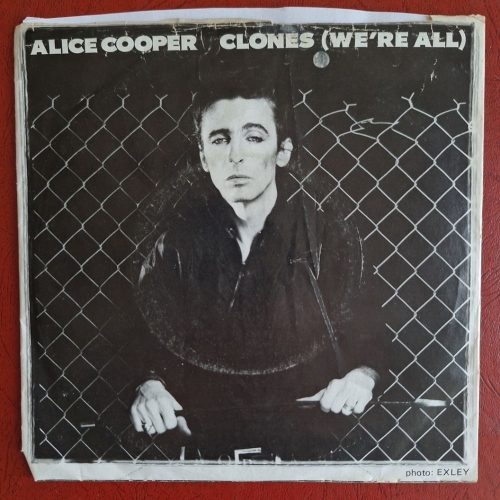 Alice Cooper "Clones (We're All)" Alice Cooper 7" 45 Clones Orig 1980 Promo Vers